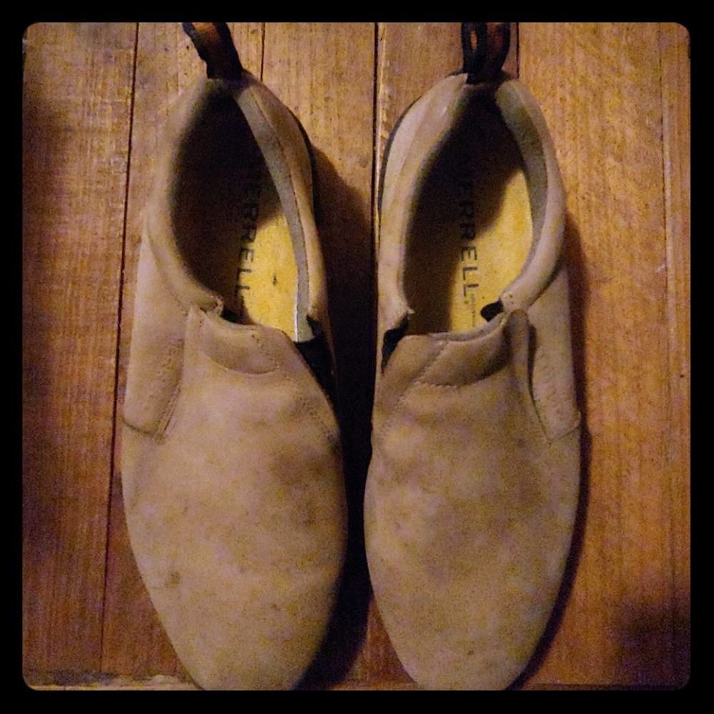 Merrell Jungle Moc shoes Nubuck Stone size 12